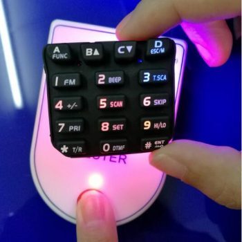silicone button backlit