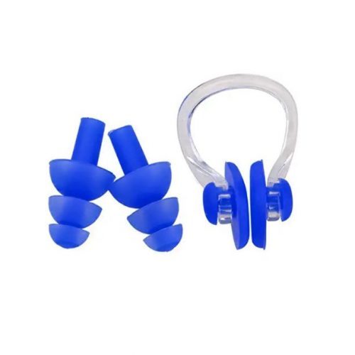 silicone swimming ear plugs and nose clip