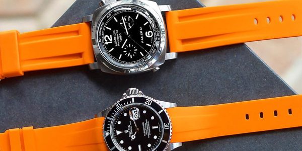 Fluoro rubber watch strap FKM rubber watch band
