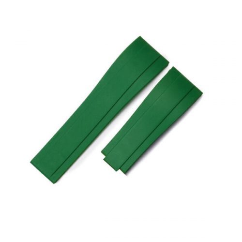21mm silicone rubber watch strap