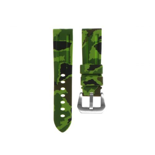 camouflage print silicone rubber watch band