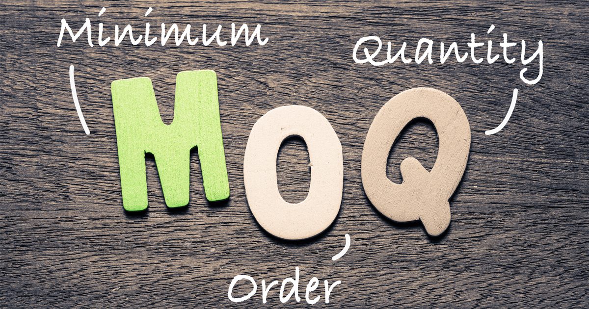 MOQ for silicone products
