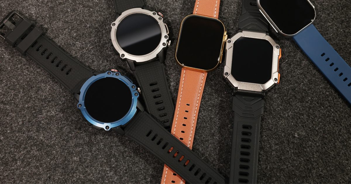 Rubber watch straps for smart watches Apple Samsung Garmin Fitbit etc